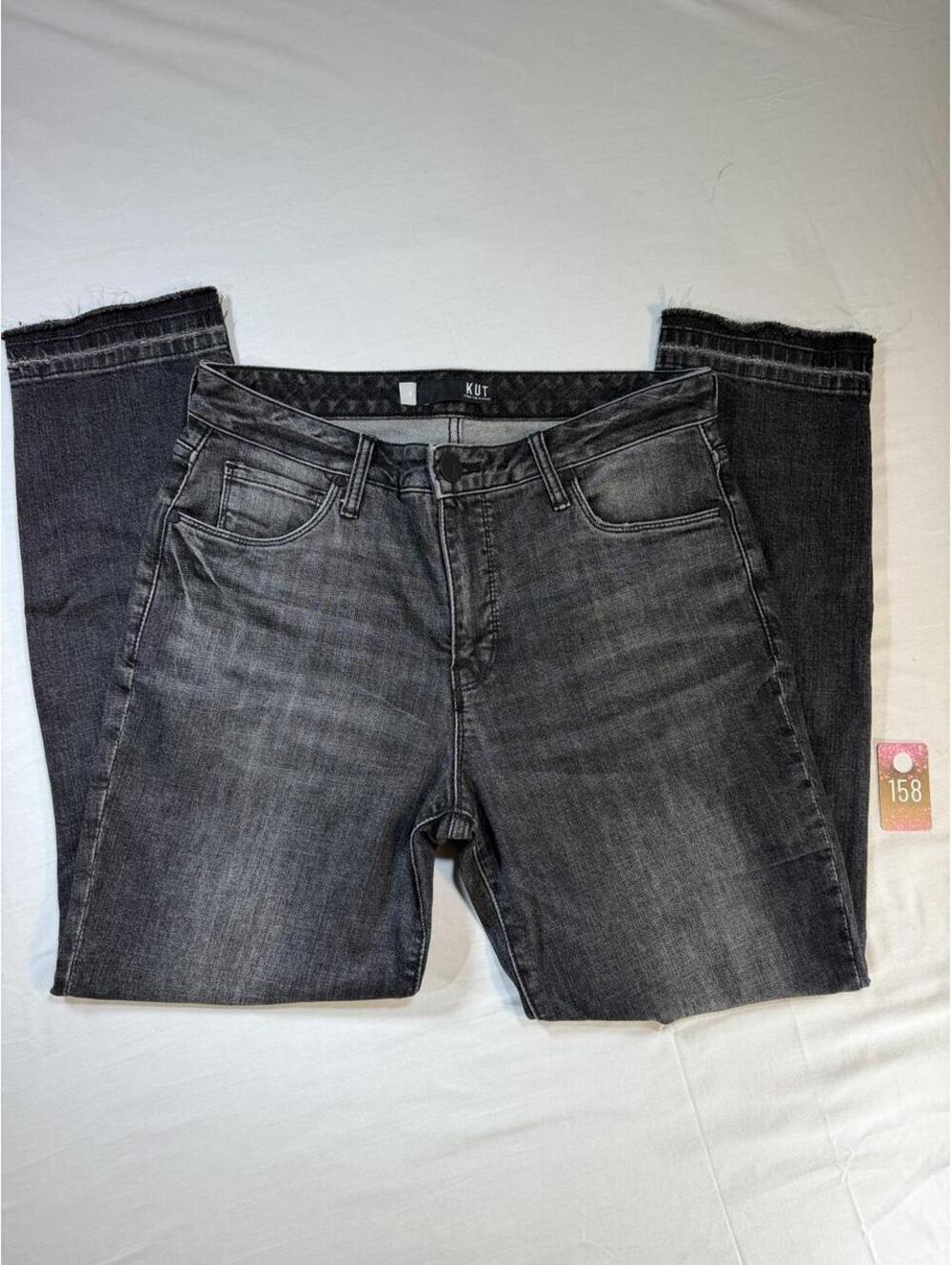 KUT from the Kloth black & gray jeans #kut #denim